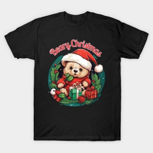 Beary Christmas - Cute Christmas T-shirt for Babies and Kids Girls and Boys Alike T-Shirt